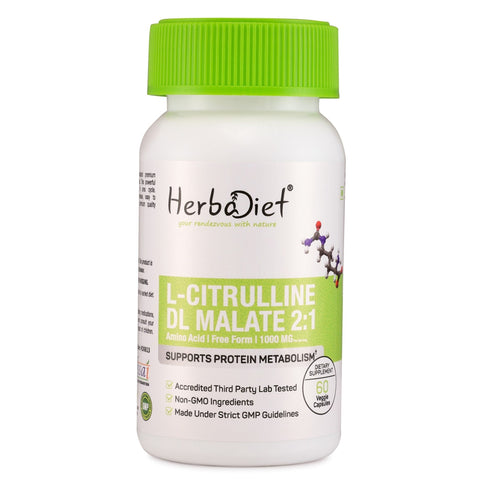 L - Citrulline Malate Extra Strength Free Form Supplement