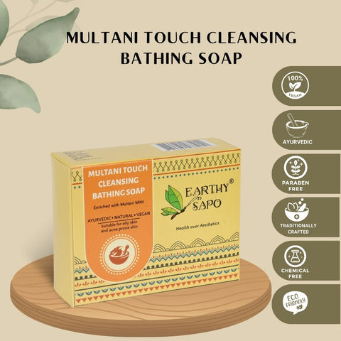 Multani Touch Cleansing Bathing Soap, 100g