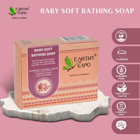 Baby Soft Bathing Soap, 100g