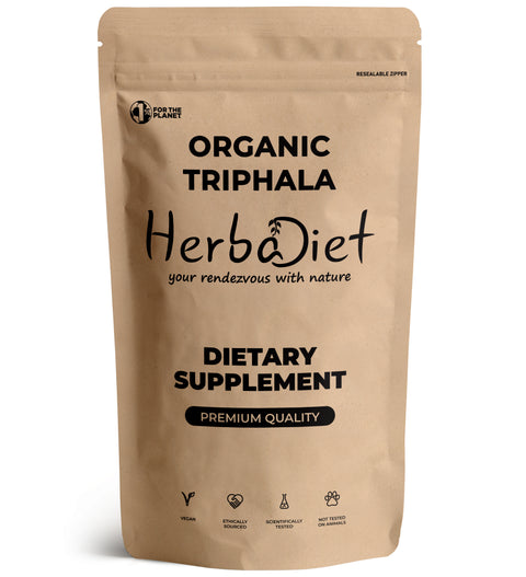 Organic Triphala Powder for Digestive Health, Detox & Cleansing