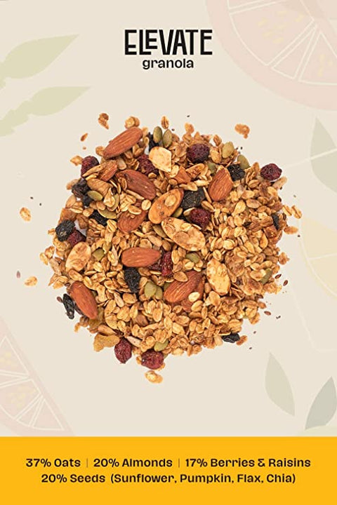 ELEVATE Granola Almond & Seeds (600g) - Energy & Metabolism