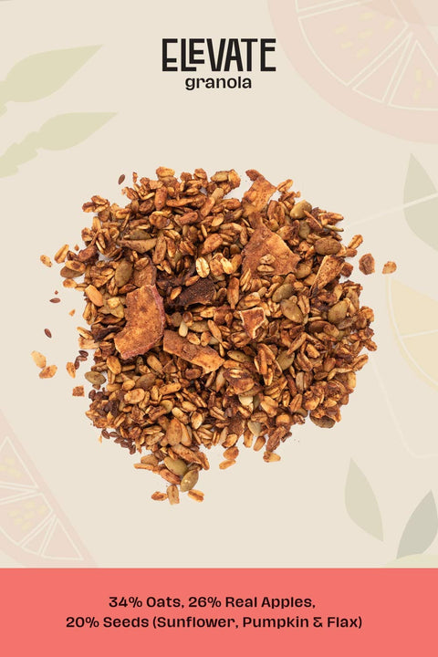 ELEVATE Granola Apple & Cinnamon (600g) - Energy & Metabolism