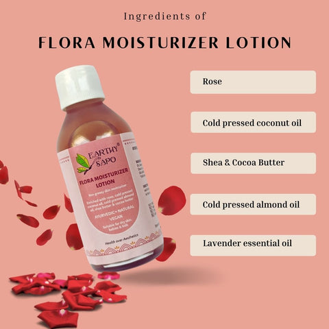 Flora Moisturizer Lotion, 100 ml