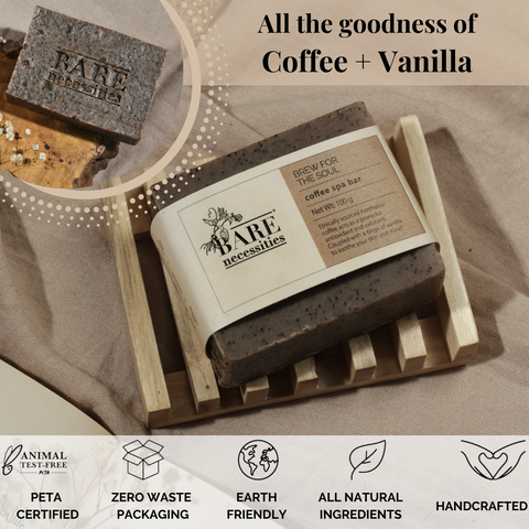 Natural Handmade Coffee Soap Bar for Men