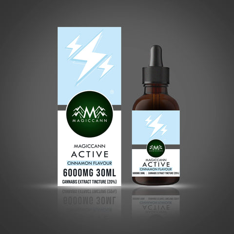 Magiccann Active - Broad Spectrum CBD Oil 6000mg 30 ml zero THC