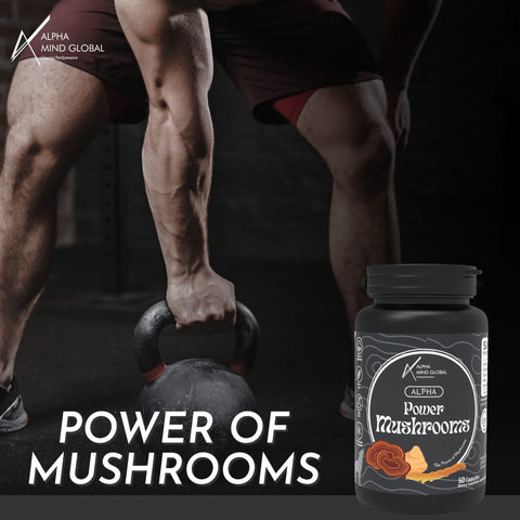 Alpha Power Mushrooms for Muscle Recovery and Fatigue - Athletic Performance