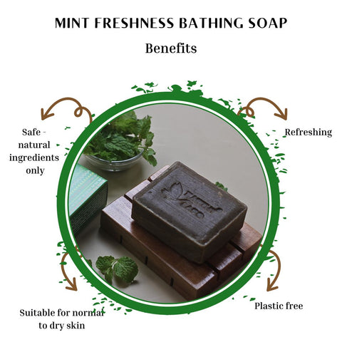 Mint Freshness Bathing Soap, 100g