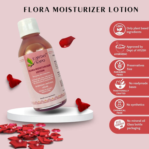 Flora Moisturizer Lotion, 100 ml