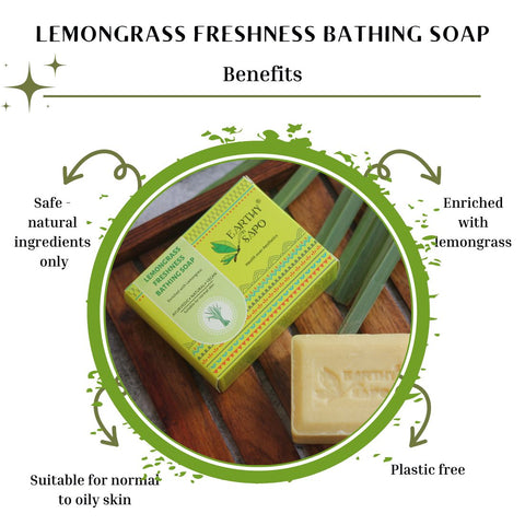 Lemongrass Freshness Bathing Soap, 100g