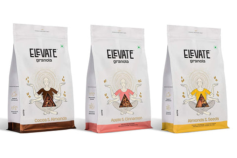 ELEVATE Granola Apple & Cinnamon (600g) - Energy & Metabolism