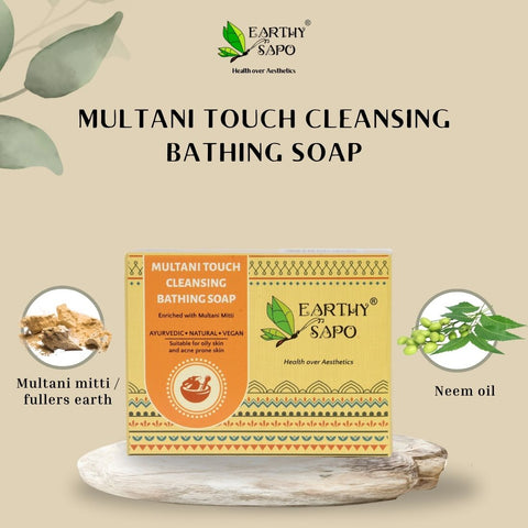 Multani Touch Cleansing Bathing Soap, 100g