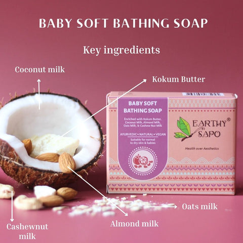 Baby Soft Bathing Soap, 100g