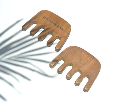 Neem Wood Massager Comb (Small) - Pack of 2