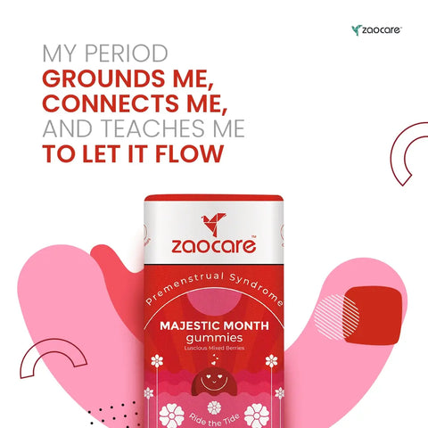 Majestic Month PMS Gummies for Premenstrual Syndrome and Period Pain Relief