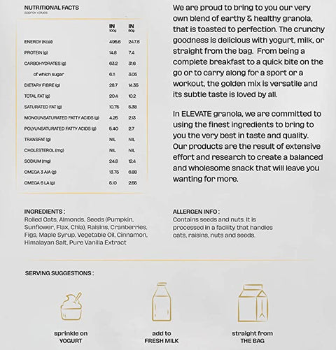 Almond & Seeds Granola - Energy & Metabolism