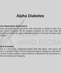 Alpha Diabetes Gymnema Sylvestre for Blood Sugar