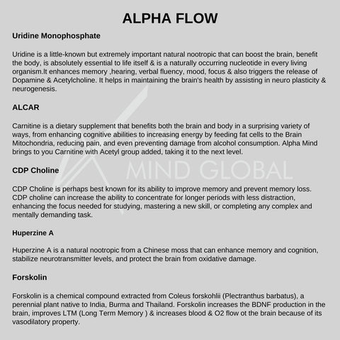 Alpha Flow for Enhanced Memory, Focus, Motivation & Learning - Nootropics (Mental Performance)