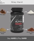 Alpha Hard with Horny Goat Weed and Pine Bark - Men's Health