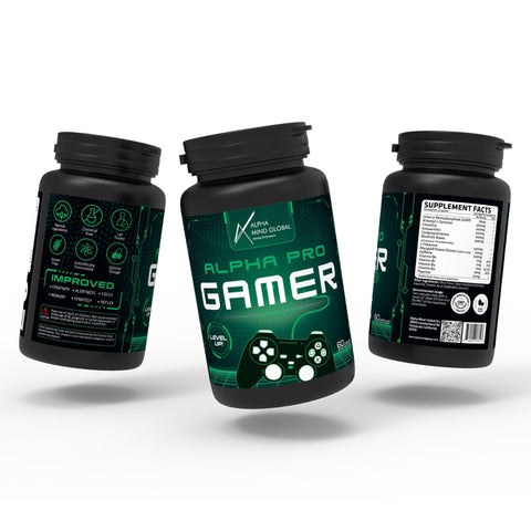 Alpha Pro Gamer for Enhanced Mental Alertness, Reflexes and Strategy - Nootropics (Mental Performance)