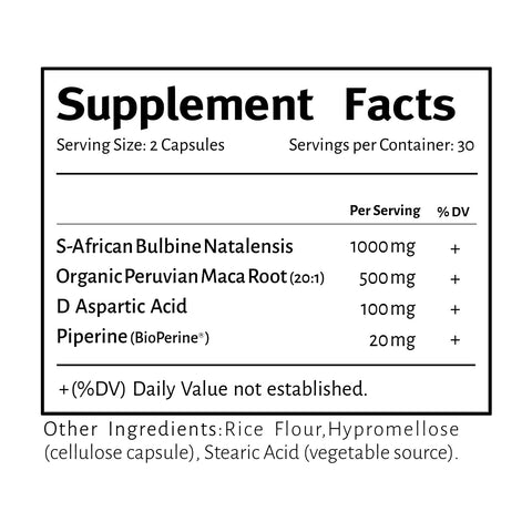 Alpha T - Boost with South African Bulbine Natalensis - Athletic Performance