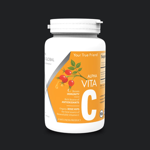 Alpha Vita C with Pure Rose Hips Extract - Anti - Ageing & Immunity