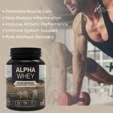 Alpha Whey 100% Whey Protein Isolate - Lean Body Mass