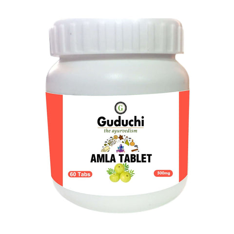 Amla Tablet | AntiOxidant Nature Improves Physical & Mental health | Helps Boost Immunity - 60 Tabs| 500mg