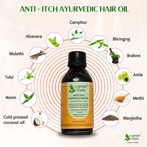 Anti Itch Ayurvedic Hair oil, 100 ml