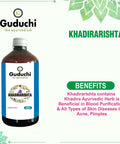 Asava Arishta Khadirarishta for Blood Purification & Skin Problems