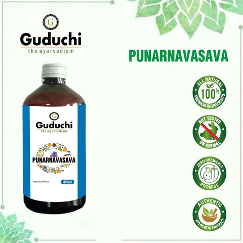 Asava Arishta Punarnavasava | Useful in Kidney, Spleen & Liver Disorders | 450ML