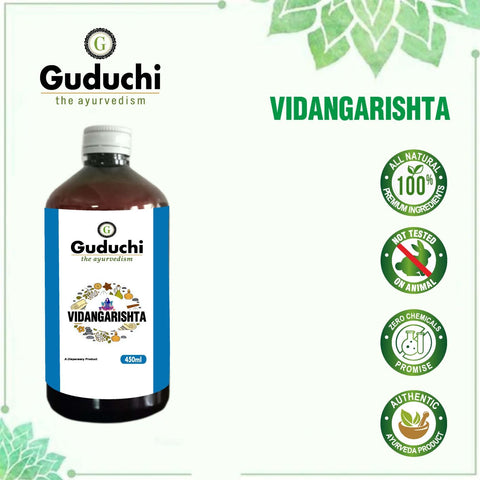 Asava Arishta Vidangarishta for Stomach Ache & Intestinal Worms Relief