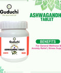 Ashwagandha Tablet - For General Wellness & Anxiety Relief | Stress Support | 60 Tabs | 500mg