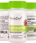 Astaxanthin Extract 12mg Capsules for Skin & Eye Health