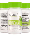 Bacopa with Gotu Kola Extract Capsules for Memory, Focus, Mood & Alertness