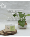 Basil Rosemary Organic Cold Processed Soap for Radiant Complexion & Smooth Skin