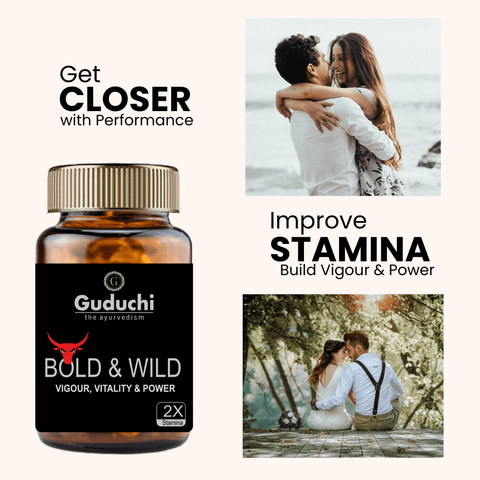 Bold and Wild Men's Wellness Natural Ayurvedic Product | Boosts Performance & Stamina for Men | Gives Vigour & Strength | No Side Effects