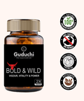 Bold and Wild Men's Wellness supplement | Boosts Performance & Stamina for Men | Gives Vigour & Strength | All Natural Ingredients