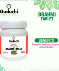 Brahmi Tablet | Sharpen memory | Improves concentration | Relieve Stress - 60 Tabs | 500mg