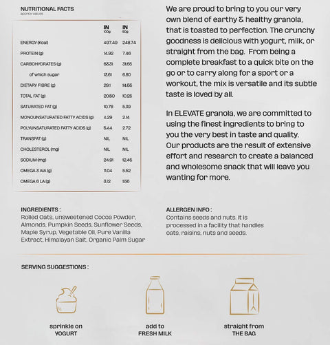 Cocoa & Almonds Granola - Energy & Metabolism