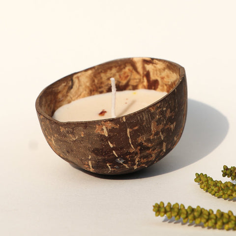 Coconut Shell Candle