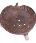 COCONUT SHELL SOAP DISH WITH STAND