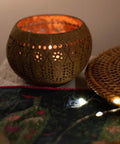 Coconut Shell Tea Light Holder