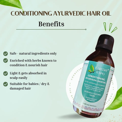 Conditioning Ayurvedic Hair Oil, 100 ml