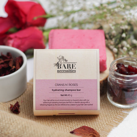 Crans N' Roses Organic Anti Hairfall Shampoo Bar (Paraben & SLS Free)