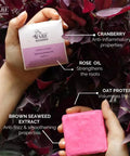 Crans N' Roses Organic Anti Hairfall Shampoo Bar (Paraben & SLS Free)