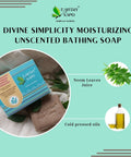 Divine Simplicity Moisturizing Unscented Bathing Soap, 100g