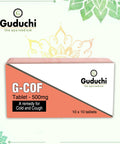 G - cof tablet| For seasonal cough and cold| Balances Vata & Kapha doshas