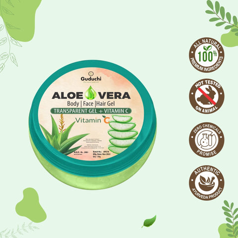 Guduchi Ayurveda Aloe Vera Gel with the Power of Vitamin C