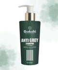 Guduchi Ayurveda Anti Grey shampoo.