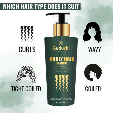 Guduchi Ayurveda Curly Hair shampoo.